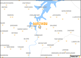 map of Dunzikou