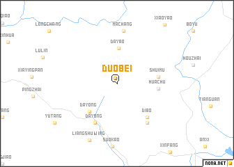 map of Duobei