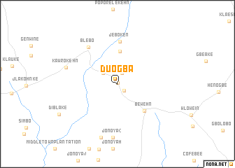 map of Duogba