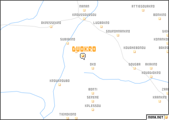 map of Duokro