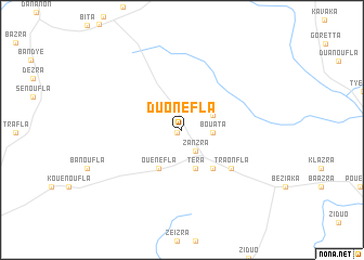 map of Duonéfla