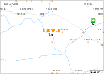 map of Duonfla