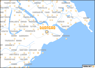 map of Dương Áo