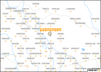 map of Ðương Nhân