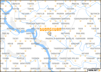 map of Dương Xuân