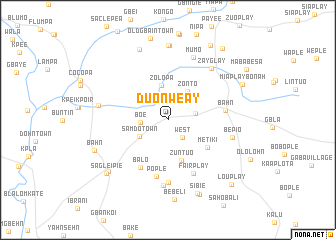 map of Duonweay