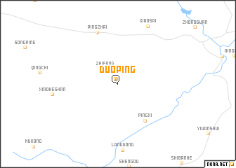 map of Duoping