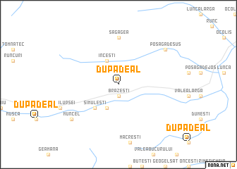map of După Deal