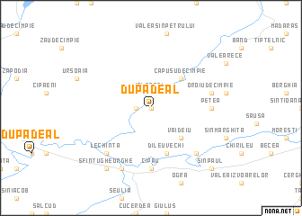 map of După Deal