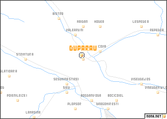 map of După Rau