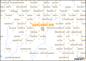 map of Dupchānchia