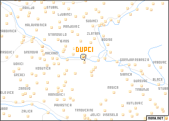 map of Dupci