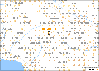 map of Dupille