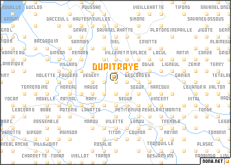 map of Dupitraye
