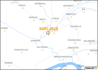 map of Dupljaja