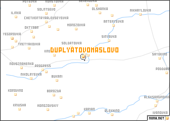 map of Duplyatovo-Maslovo