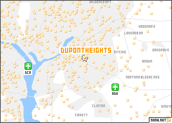 map of Dupont Heights