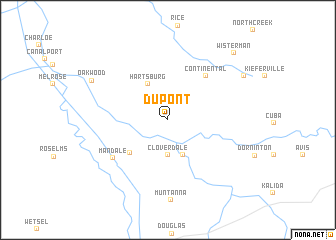 map of Dupont