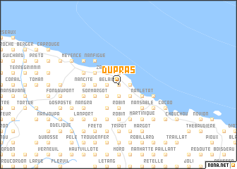 map of Dupras