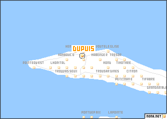 map of Dupuis