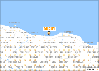 map of Dupuy