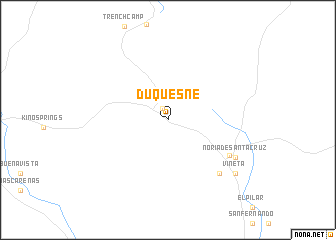 map of Duquesne