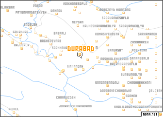 map of Dūrābād