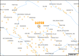 map of Dūrāb