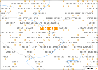 map of Duraczów