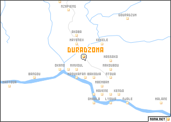 map of Duradzoma