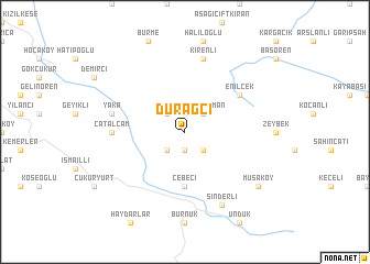 map of Durağcı