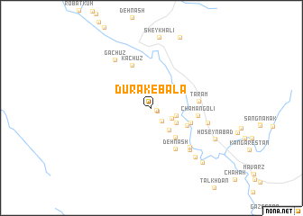 map of Dūrak-e Bālā