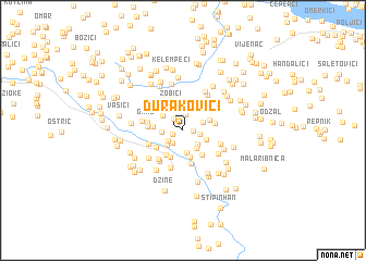 map of Durakovići