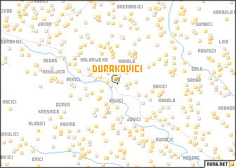 map of Durakovići