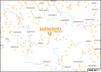 map of Durakovići