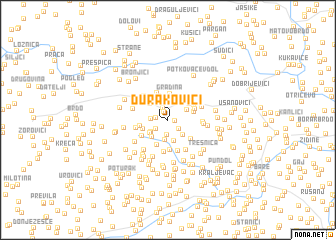 map of Durakovići