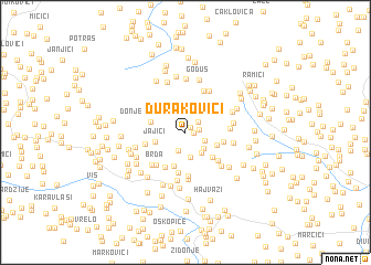 map of Durakovići