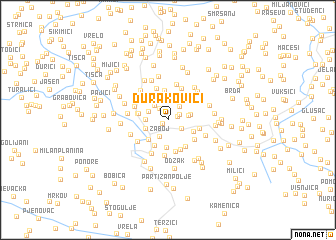 map of Durakovići