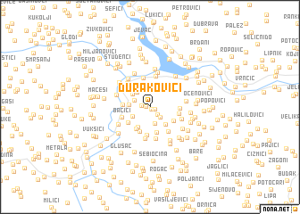 map of Durakovići