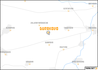 map of Durakovo