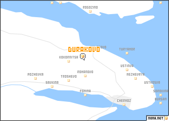 map of Durakovo