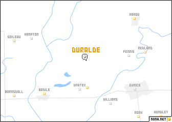map of Duralde
