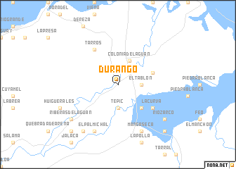 map of Durango