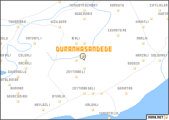 map of Duranhasandede