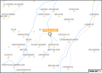 map of Durania