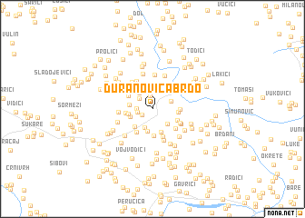 map of Ðuranovica Brdo