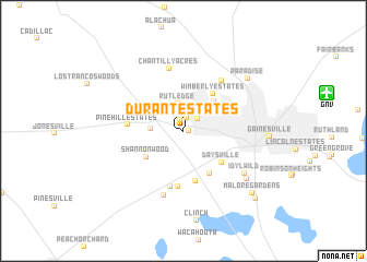 map of Durant Estates