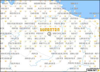 map of Duranton