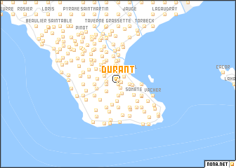 map of Durant