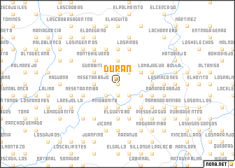 map of Durán